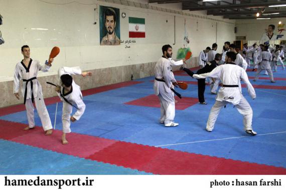 اردوی تیم ملی تکواندو نیروهای مسلح در همدان به روایت تصویر 