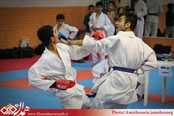 لیگ استانی کاراته استان همدان به روایت تصویر 