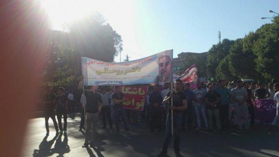 استقبال ورزشکاران همدانی از کاروان تدبیر و امید