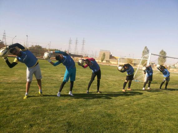 اولین جلسه تمرین تیم فوتبال دسته دومی الوند همدان 