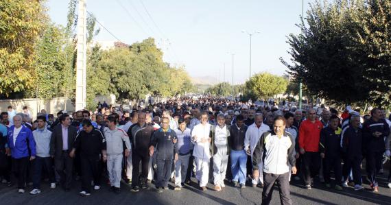 ورزش صبحگاهی کشور در استان همدان 