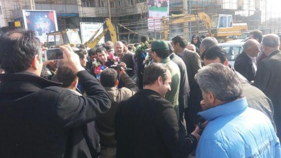 مراسم استقبال از قهرمانان تکواندو در استان همدان / گزار ش تصویری 