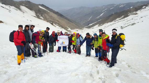 هیمالیا نوردی در کوهستان های الوند 