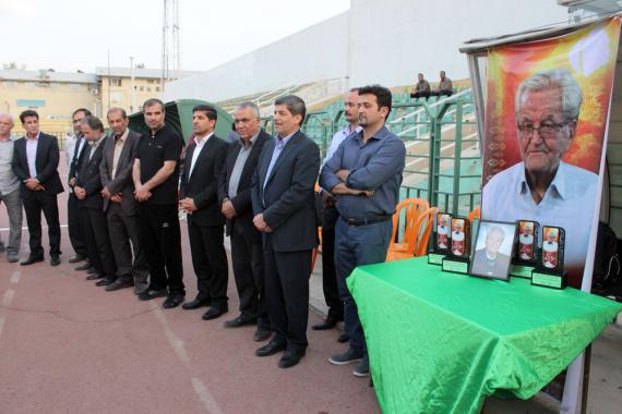 مسابقه دوستانه فوتبال به مناسبت گرامیداشت پیشکسوت ورزش استان شادروان "حاج محسن نیلی" 