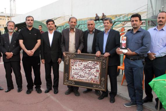 مسابقه دوستانه فوتبال به مناسبت گرامیداشت پیشکسوت ورزش استان شادروان "حاج محسن نیلی" 