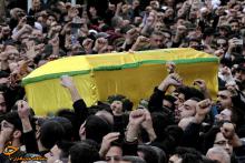 تشییع پیکر شهید جهاد عماد مغنیه 