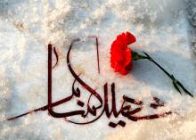تشییع دو شهید گمنام در اسلام آباد ملایر 