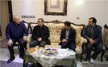 دلجویی مدیرکل ورزش و جوانان همدان از خانواده های جان باختگان بهمن پیست اسکی همدان 