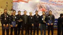 درخشش تیم کشتی شهرداری همدان در مسابقات کلانشهرهای کشور 