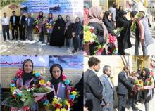 مراسم استتقبال از قایقرانان استان برگزار شد 