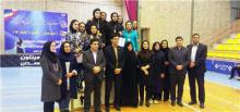 پایان مسابقات بدمینتون بانوان قهرمانی کارگران کشور در همدان 