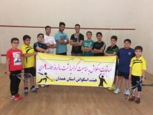 برگزاری مسابقات اسکواش گرامیداشت حماسه 9 دی در همدان 