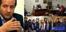 نشست هم اندیشی مسئولین سازمانهای مردم نهاد شهرستان ملایر با کاظمی نماینده مردم ملایر در مجلس شورای اسلامی