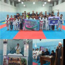 برگزاری مسابقه اذان بین ورزشکاران کاراته در شهرستان رزن 