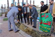 کاشت چند اصله نهال توسط مدیرکل ورزش و جوانان و رئیس فدراسیون اسکی 