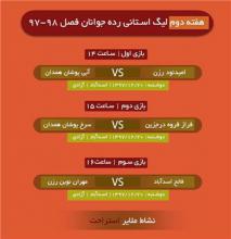میزبانی اسدآباد در هفته دوم مسابقات فوتسال جوانان استان 